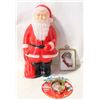 Image 1 : 14 INCH TALL BLOW MOLD SANTA + SEALED