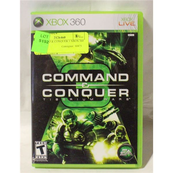 COMMAND & CONQUER 3 XBOX 360 NEW