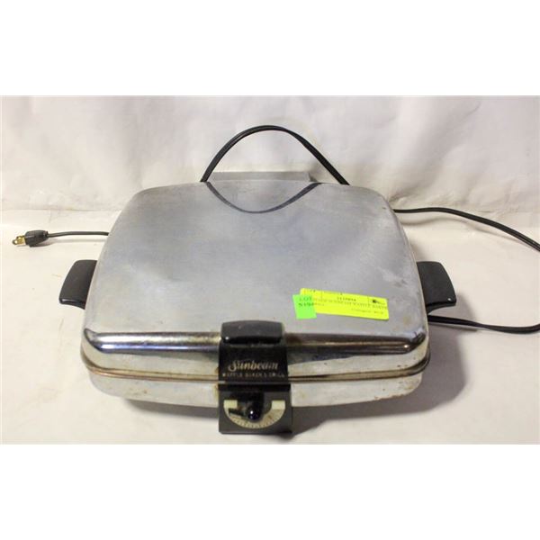 VINTAGE SUNBEAM WAFFLE BAKER & GRILL