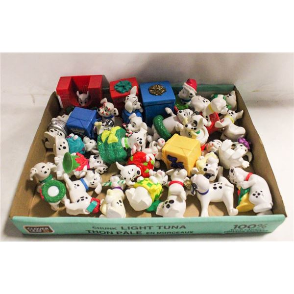 VINTAGE XMAS LOT OF DALMATIONS
