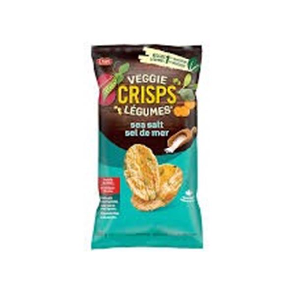 NEW 405G VEGGIE CRISPS SEA SALT CRACKER CHIPS