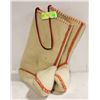 Image 1 : VINTAGE FELT WHITE HAND MADE BOOT LINERS