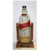 Image 1 : VINTAGE JOHNNIE WALKER RED LABEL BOTTLE WITH WOOD