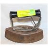ANTIQUE #1 JAS SMART MFG CO LTD SAD IRON WITH HAND