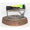 ANTIQUE #2 JAS SMART MFG CO LTD SAD IRON WITH HAND