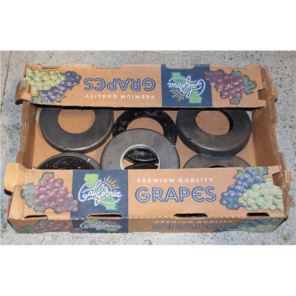 12 ROUND HAND MADE METAL BRACKETS