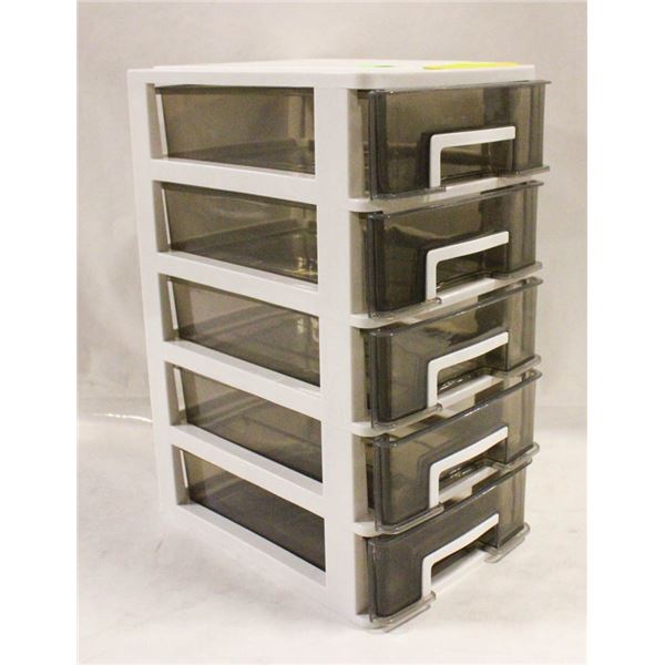 BUTTERFLY 5 DRAWER STORAGE DOVETAILED BOX