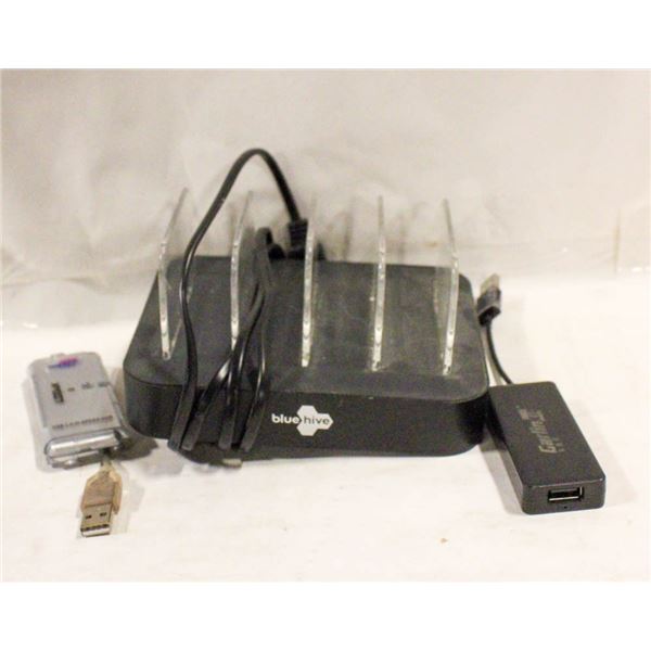 ESTATE POWER USB HUBS, BLUE HIVE CHARGING