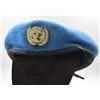 Image 1 : UNITED NATIONS U.N. MILITARY BLUE BERET W/