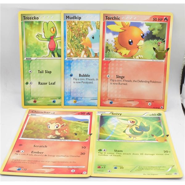 5 POKEMON 25TH ANNIVERSARY JUMBO