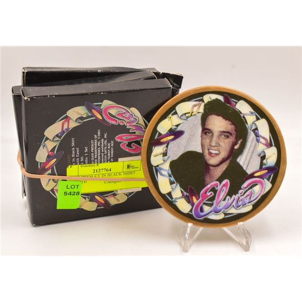 3 ELVIS PRESLEY IN BLACK SHIRT DISC WITH