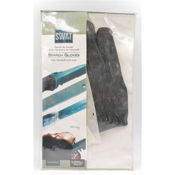SWAT SEARCH GLOVES WITH KEVLAR KNIT LINER