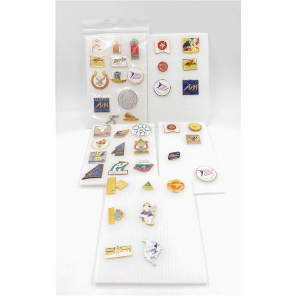 39 COLLECTOR PINS SKATING AND SPORTS ETC
