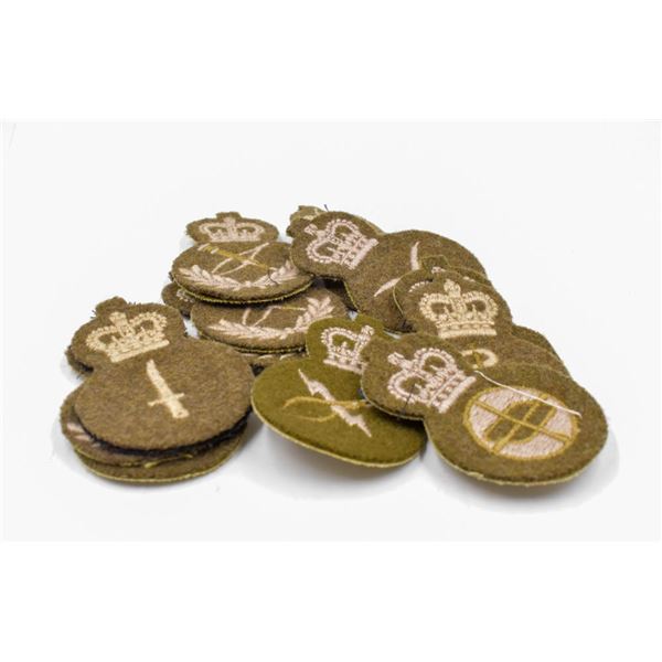 10+ CANADIAN ARMY TRADE BADGE LOT