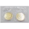 2 PCS. PRESIDENT TRUMP 2018 GOLD PLATED