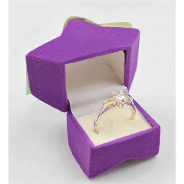 STERLING SILVER .925 RING WITH STONE