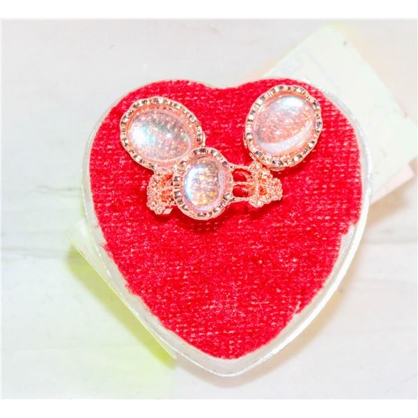 EARRINGS AND RING SET SZ7