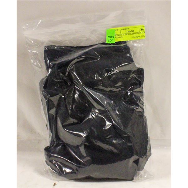JOCKEY XL BLACK LEGGINGS FOR WOMEN