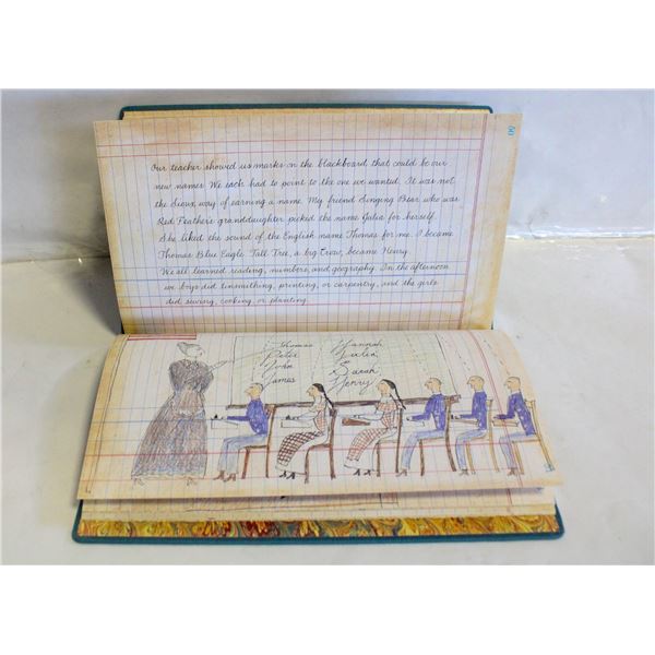 1994 "LEDGER BOOK OF THOMAS BLUE EAGLE" BOOK