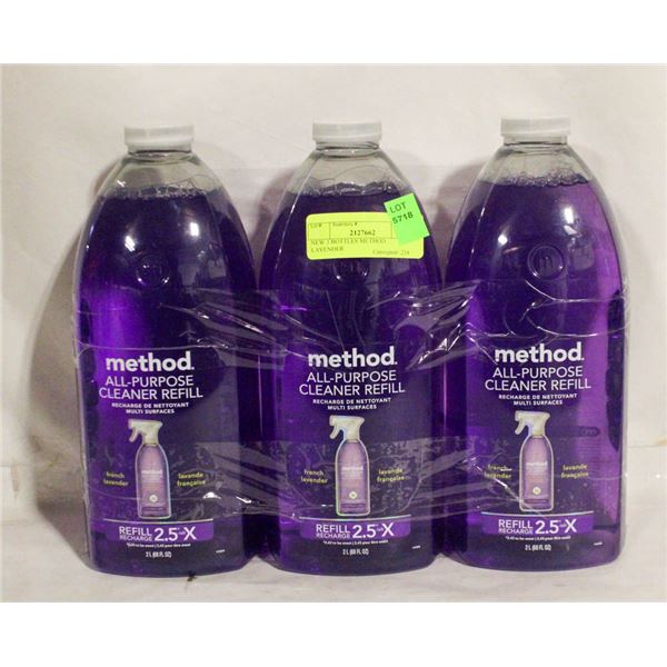 NEW 3 BOTTLES METHOD LAVENDER