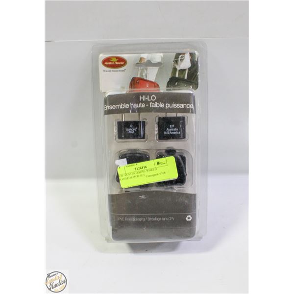 NEW AUSTIN HOUSE WORLD TRANSFORMER SET