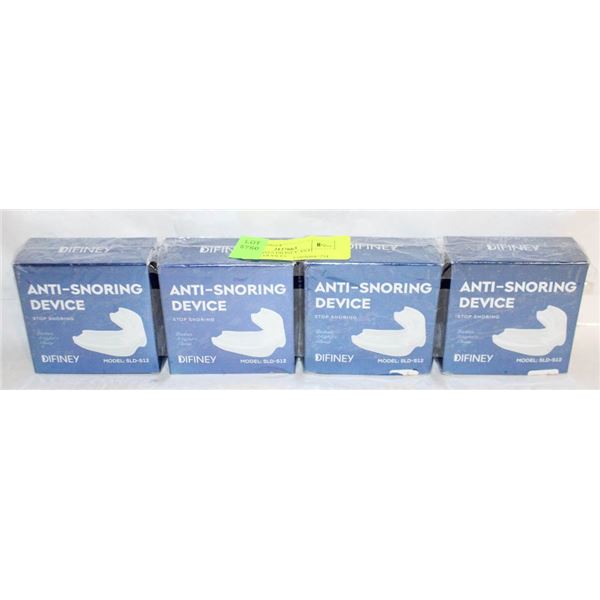 NEW 4 BOXES DIFINEY ANTI SNORING DEVICES