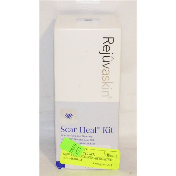 NEW REJUVASKIN SCAR HEAL KIT FOR MEDIUM