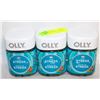 Image 1 : NEW 3 SEALED OLLY LESS STRESS GUMMIES