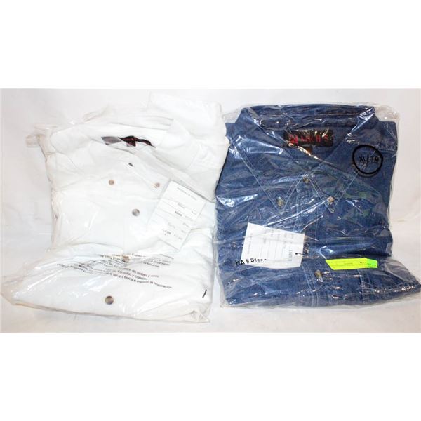 MEN'S SHIRTS 1DENIM 1WHITE SIZE XL
