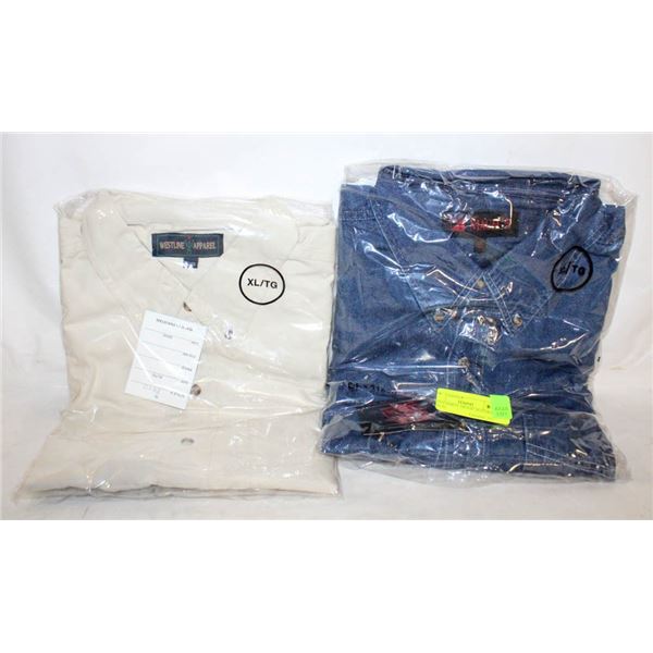 MEN'S SHIRTS 1DENIM 1NATURAL SIZE XL