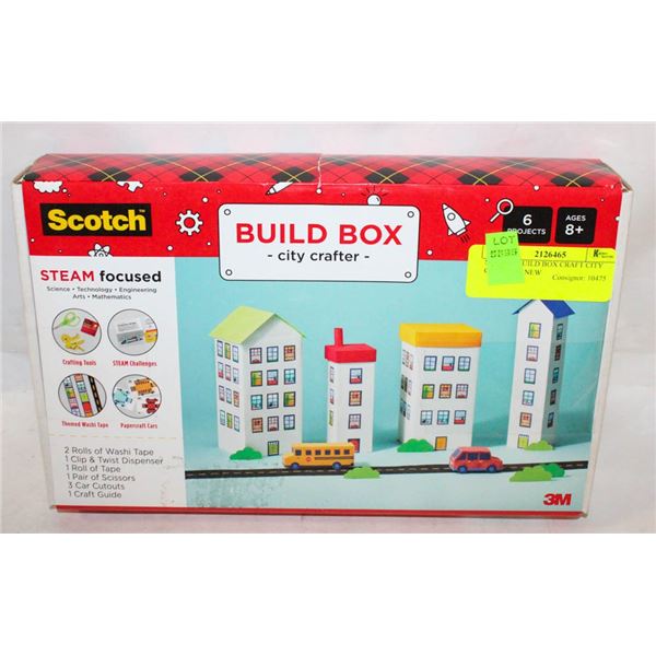 SCOTCH BUILD BOX CRAFT CITY CRAFTERS NEW