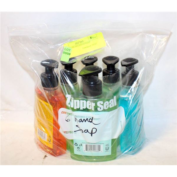 LOT OF 6 PEARS HAND SOAP