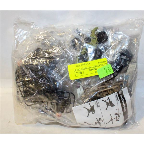 LEGO STYLE MILITARY BIKES GUNS PLATFORM