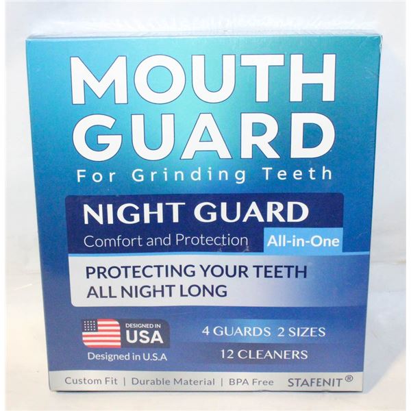 NEW MOUTH GUARDS FOR TEETH GRINDERS