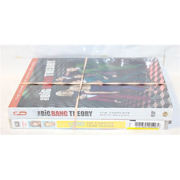 (2) NEW TV SERIES BIG BANG THEORY S6 GLEE SEASON 3