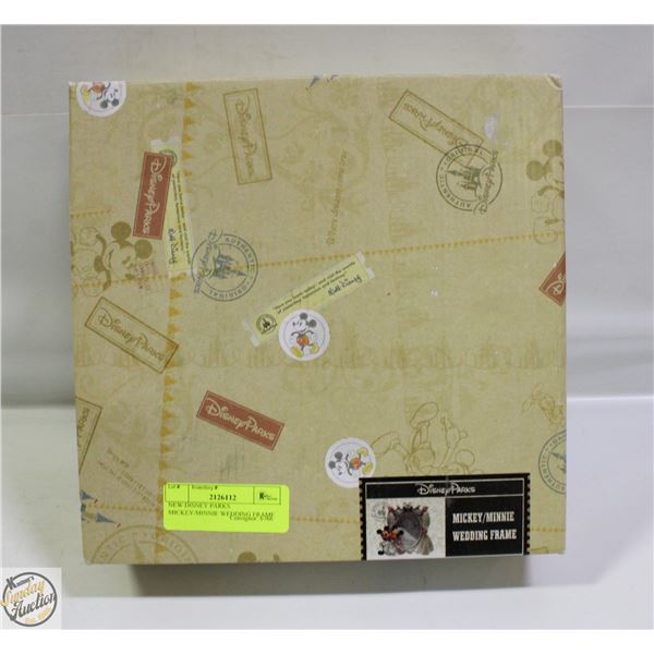 NEW DISNEY PARKS MICKEY/MINNIE WEDDING FRAME