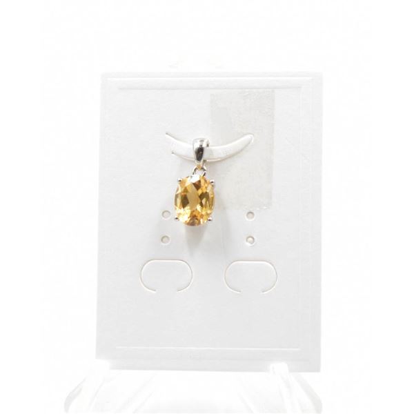 #94-NATURAL CITRIN PENDANT