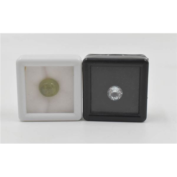 #299- NATURAL GREEN SAPPHIRE 4.5CT & TOPAZ 2.00CT