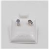 Image 1 : #25-NATURAL IOLITE STUD EARRINGS