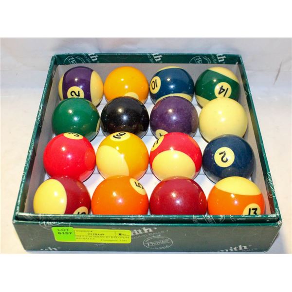 ARAMITH 2 1/16 MADE IN BELGIUM BILLIARD BALLS
