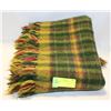 Image 1 : VINTAGE SCOTTISH WOOL TARTAN BLANKET