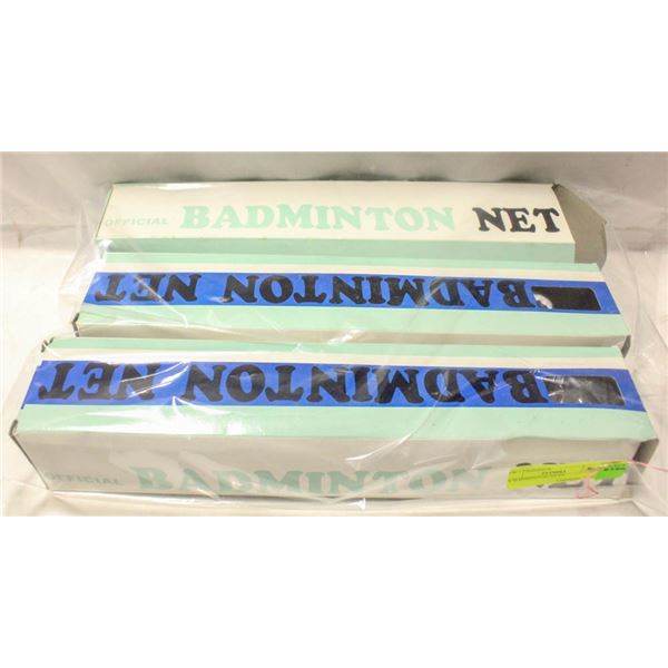 3 X BADMINTON NETS