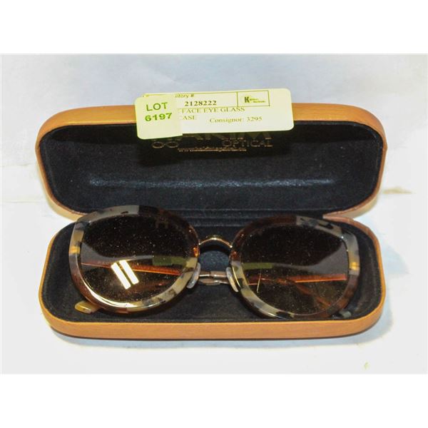 ITALY FACE FACE EYE GLASS FRAMES W/CASE