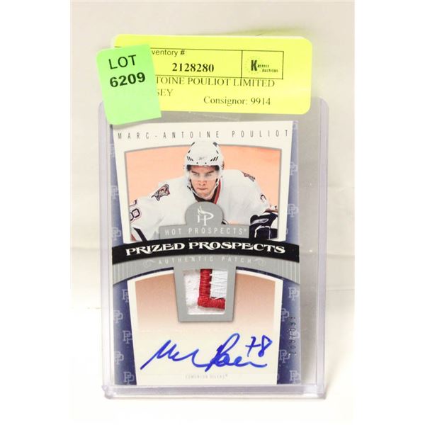 MARC-ANTOINE POULIOT LIMITED AUTO JERSEY