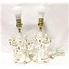 Image 1 : VINTAGE PORCELAIN FIGURAL BOUDOIR LAMPS (2)