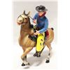 Image 1 : VINTAGE 1950'S "RAWHIDE" COWBOY & HORSE FIGURES