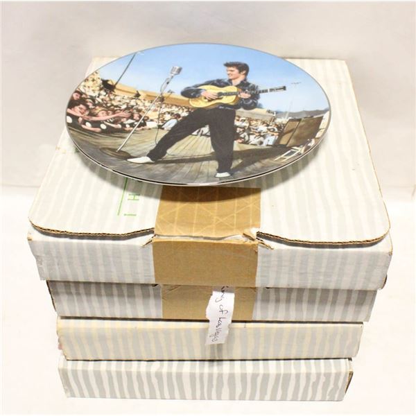 4 ELVIS DELPHI PLATES WITH COA