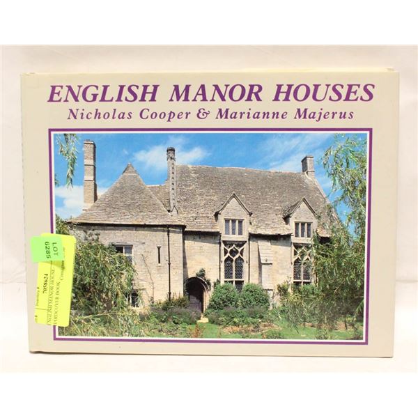 ENGLISH MANOR HOUSE- HARDCOVER BOOK