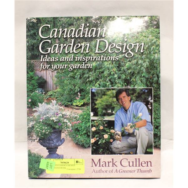 CANADIAN GARDEN DESIGN HARDCOVER BOOK