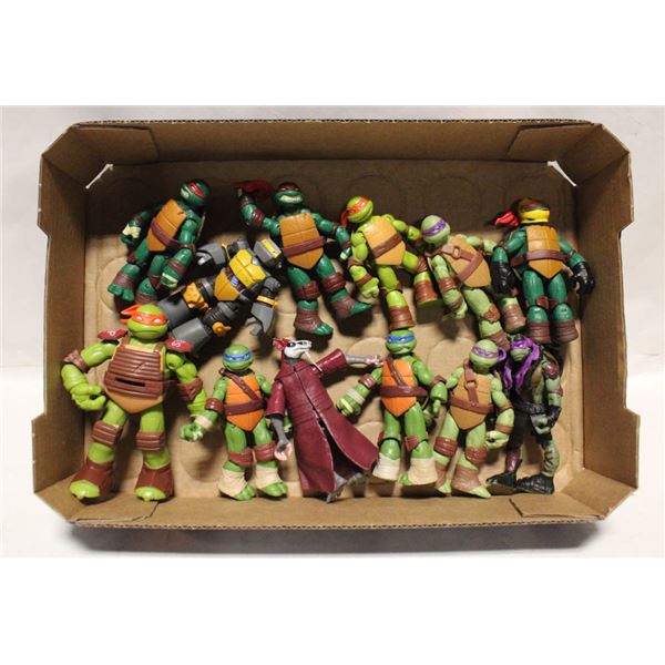 FLAT OF NINJA TURTLES